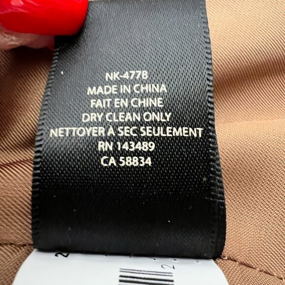 Landscape Black Fitted Blazer with One Shoulder Strap - Size 2 - Picture 8 of 9